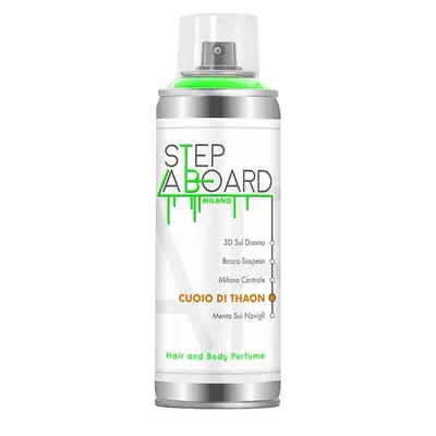 Step Aboard Cuoio body and hair perfume by Thaon
