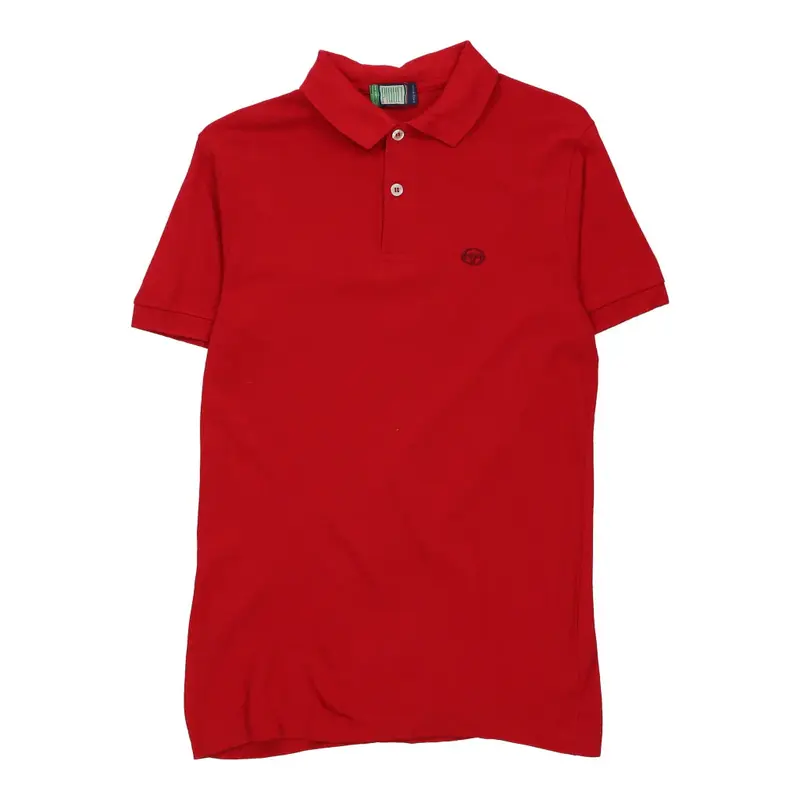 Sergio Tacchini Polo Shirt - XS Red Cotton