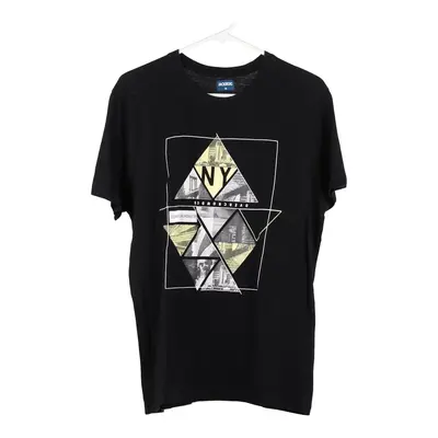 Jackberg Graphic T-Shirt - Medium Black Cotton