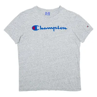 CHAMPION Mens T-Shirt Grey S