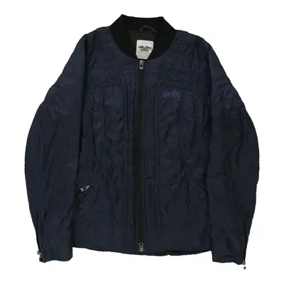 Harley Davidson Puffer - Large Navy Cotton