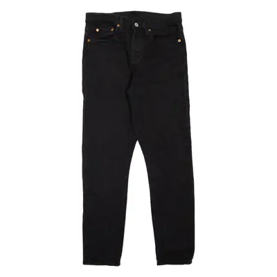 LEVI'S 501S Jeans BIG E Mens Black Skinny Straight W27 L28