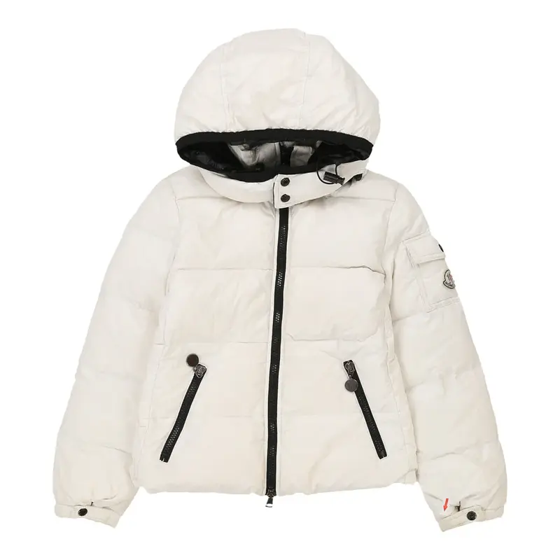 8 Years Moncler Puffer - Small White Polyester | Size: small
