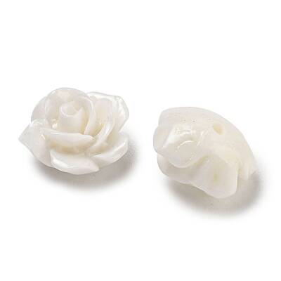 Synthetic Coral Dyed Carved Beads