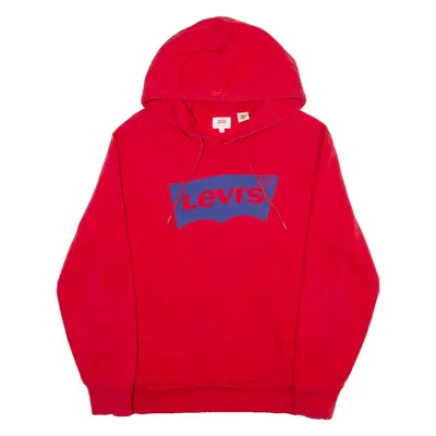 LEVI'S Mens Red Hoodie S
