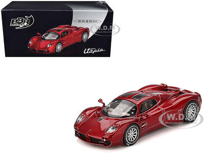 Pagani Utopia Dubai Red 1/64 Diecast Model Car by BBR