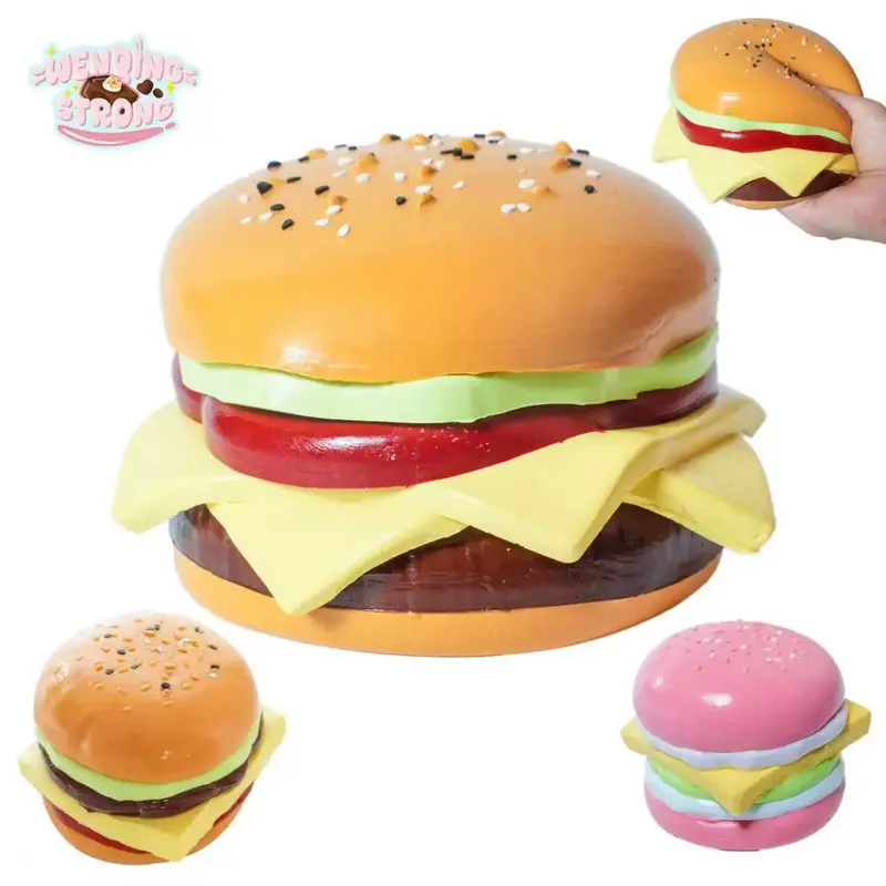 [WenQing Taba Squishy] Handmade taba squishy squishies/hamburger Sticky Squeeze Toys Gift for kids gift Taba taba squishies G...