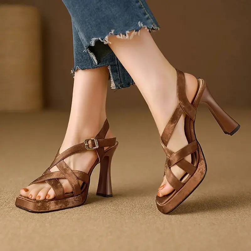 CHIKO Kairi Open Toe Stiletto Platforms Sandals
