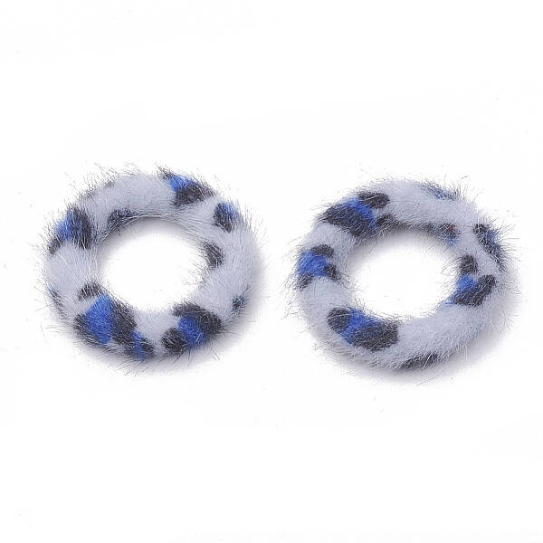 Faux Mink Fur Covered Linking Rings
