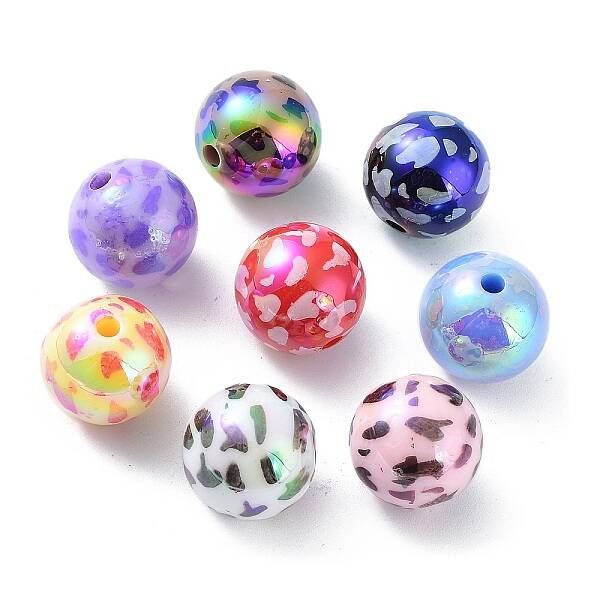 UV Plating Opeque Acrylic Beads
