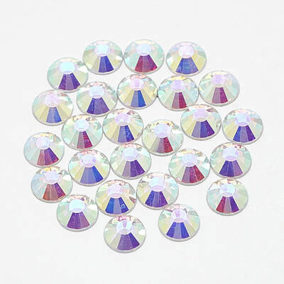 Flat Back Glass Rhinestone Cabochons