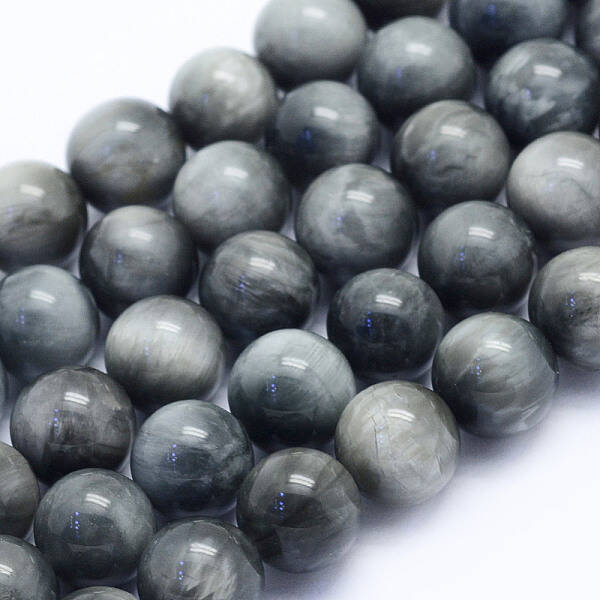 Natural Hawk's Eye Beads Strands
