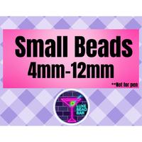 Small Bead Spacers 4mm-12mm for Phone charms, bracelet and other DIY