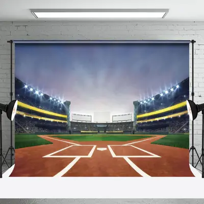 Night Lighting Stadium Photography Backdrop Photo Shoot - Aperturee