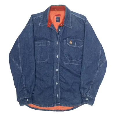 Mens Denim Jacket Blue XL