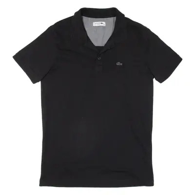 LACOSTE Slim Fit Mens Polo Shirt Black M