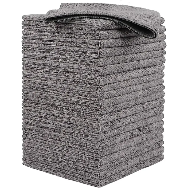 Microfiber Cleaning Cloth, 5/10/20/50/150pcs Reusable Water Absorbent Towel, Household Items, Multipurpose Cleaning Tool for ...