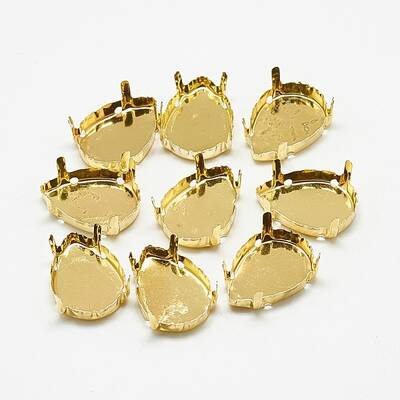 201 Stainless Steel Sew on Prong Settings