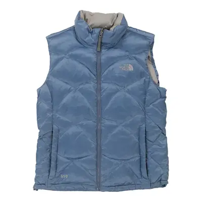 The North Face Gilet - Large Blue Polyester | Size: large