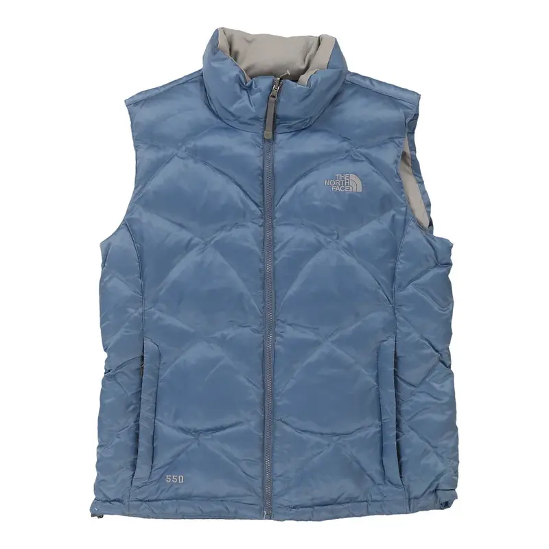 The North Face Gilet - Large Blue Polyester | Size: large