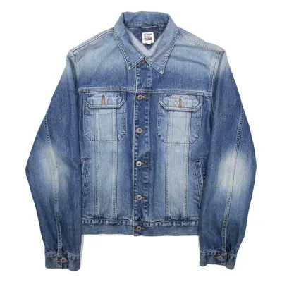 HILFIGER DENIM Mens Denim Jacket Blue L