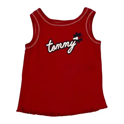 Age 6 Tommy Hilfiger Vest - XS Red Cotton