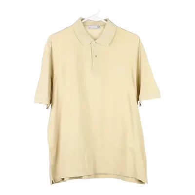 Sergio Tacchini Polo Shirt - Large Beige Cotton