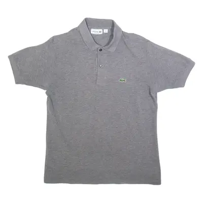 LACOSTE Mens Polo Shirt Grey S