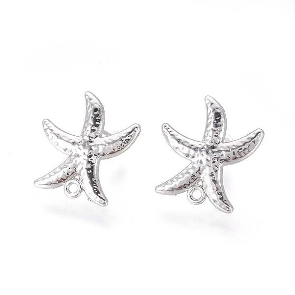 Brass Stud Earring Findings