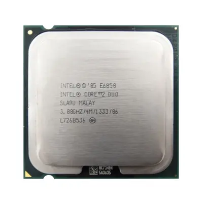 0WY128 Dell 3.00GHz 1333MHz FSB 4MB L2 Cache Socket LGA775 Intel Core 2 Duo E6850 Dual-Core Processor