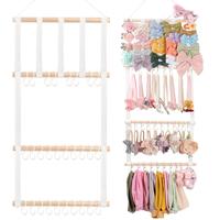 Headband Holder Hair Bows Organizer for Girls Headbands Hair Accessories Organizer Storage Wall Hanging Decor for Girls Room