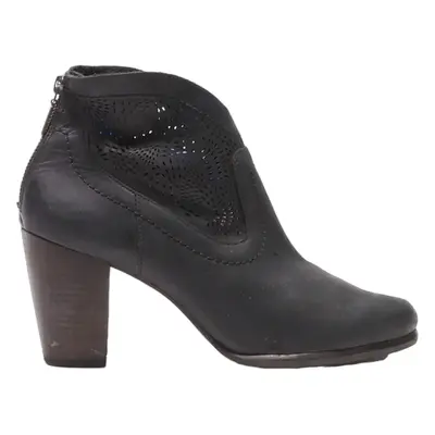 UGG Block Heels Black Synthetic Womens UK 8.5