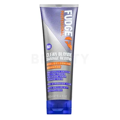 Fudge Professional Clean Blonde Damage Rewind Shampoo Tonificante Viola 250 ml