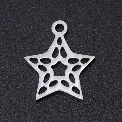 Non-Tarnish 201 Stainless Steel Laser Cut Charms