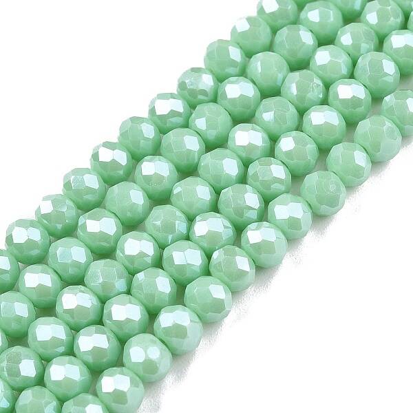 Electroplate Glass Beads Strands