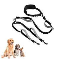 Multifunctional Dog Leash, 1 Count Durable Dog Leash with Double Pull Hand, Pet Supplies for Outdoor Walking Running, Harness...