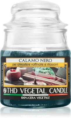 THD Italian Luxury Black Calamus Scented Candle 100g