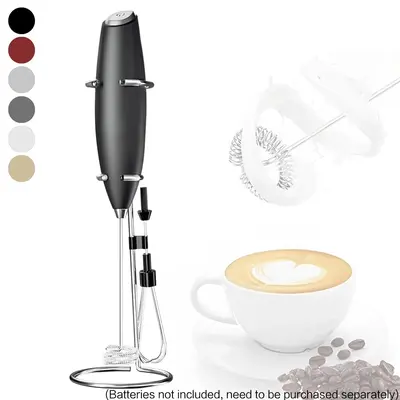 Electric Milk Frother, Handheld Milk Frother, Mini Frother, Kitchen Tool, Household Appliances for Coffee, Cappuccino, Latte,...