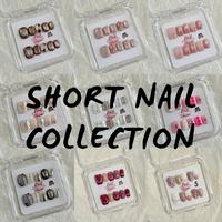 NailHaven| short nail collection |handpainted cute designs | short nails | acrylic press-on| fake nails |Handmade | high qual...
