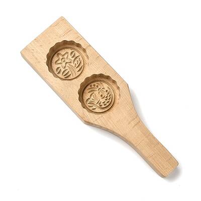 Beech Wooden Press Mooncake Mold