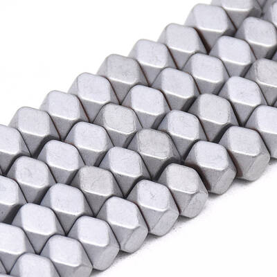 Electroplate Non-magnetic Synthetic Hematite Beads Strands