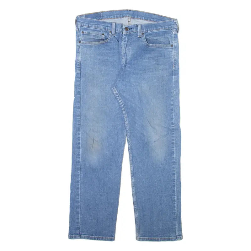 LEVI'S 505 Jeans Mens Blue Regular Straight W36 L30