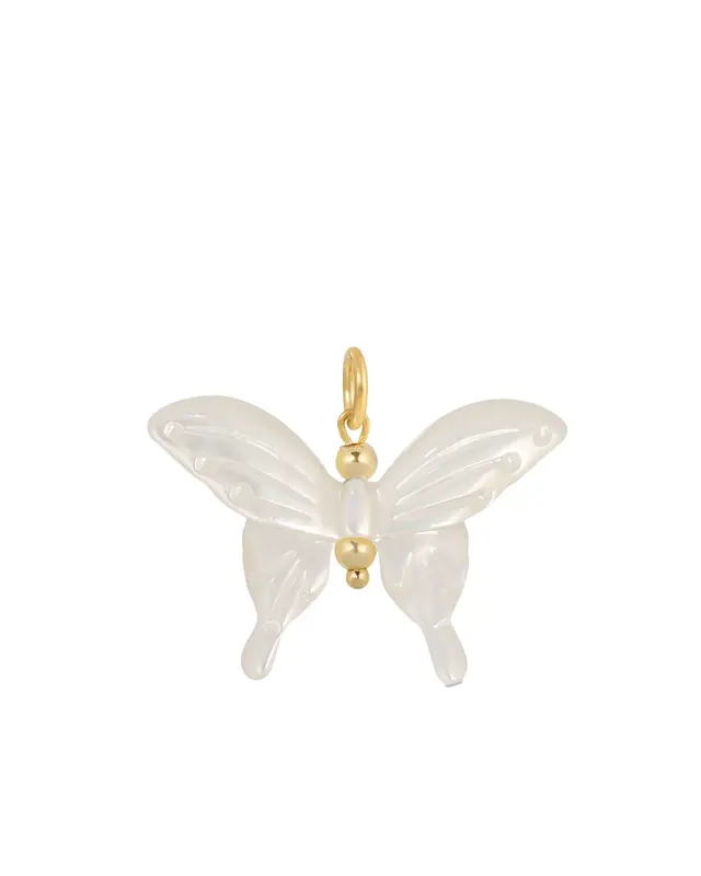 Large Butterfly Charm | Metal Color: Gold