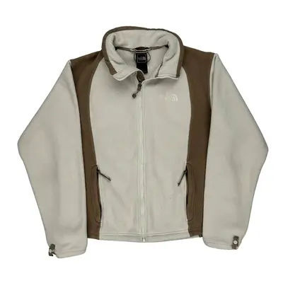 The North Face Fleece - Large Cream Polyester