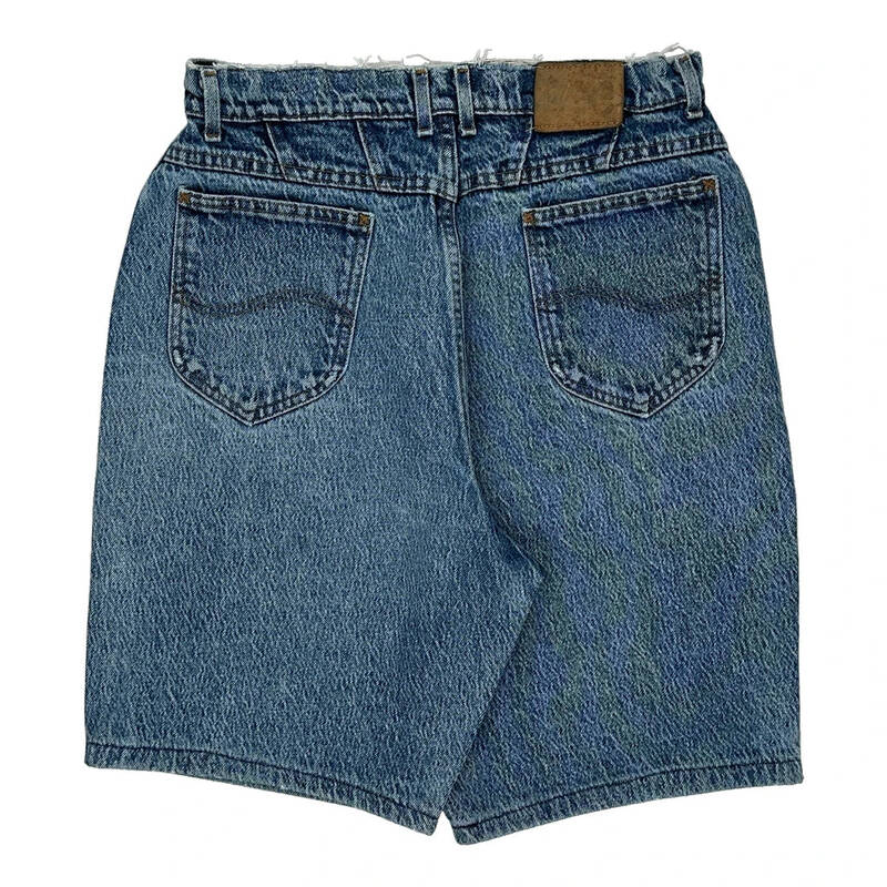 Lee Denim Shorts - 30W UK 12 Blue Denim