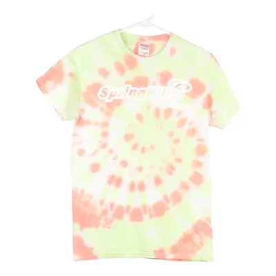 Spring Hill Camps Gildan Tie-Dye T-Shirt - Small Green Cotton