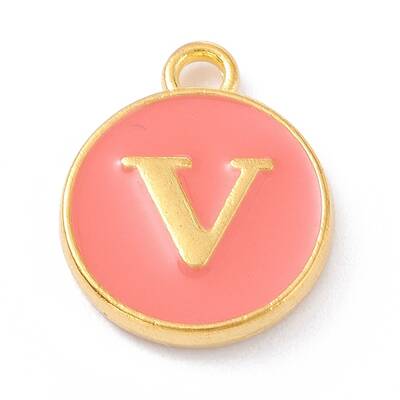 Golden Plated Alloy Enamel Charms