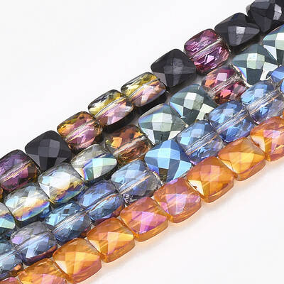 Electroplate Glass Beads Strands