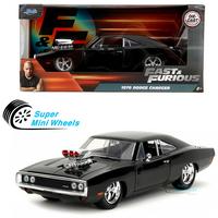 Jada 1:24 Fast & Furious Dom’s 1970 Dodge Charger R/T – Black - Diecast Model Car