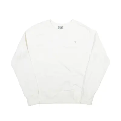 CHAMPION Sweatshirt White Crew Neck Girls S
